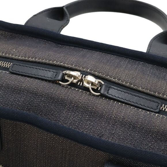 Chanel Deauville Line Beau Ring Bag Handbag 2WAY Chain Shoulder Bag Denim Navy - Picture 5 of 10